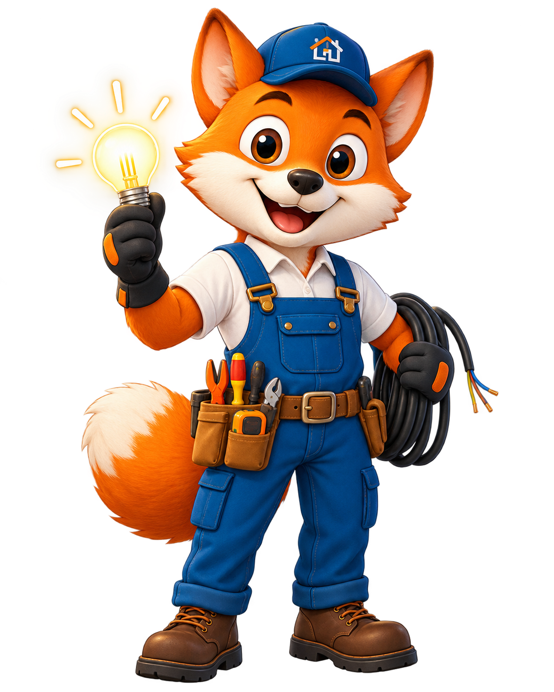 Mascotte électricien